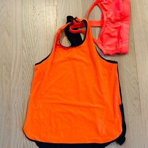 Lululemon tank top with bra